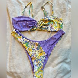 shein floral print bikini